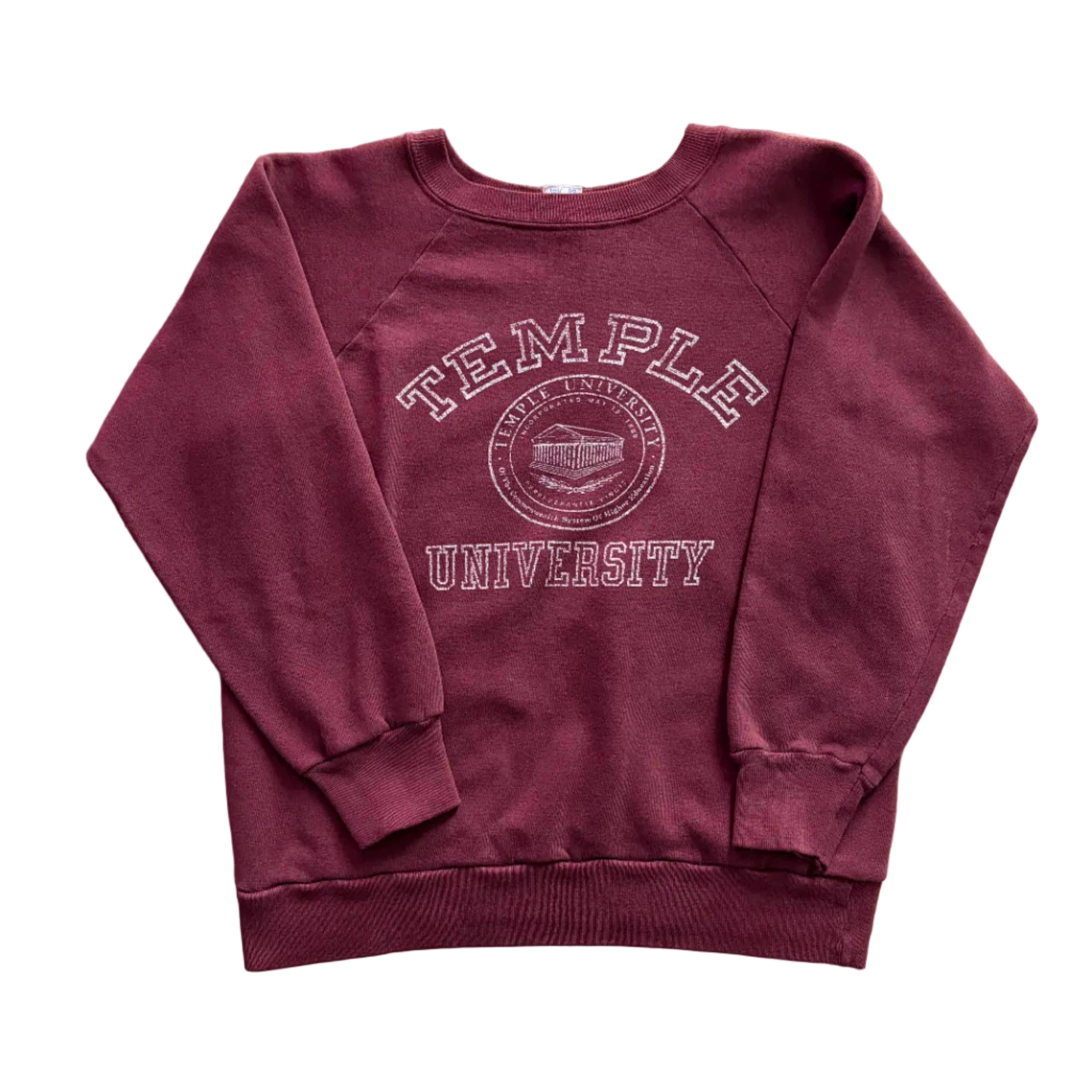 Temple University 1970s Champion Crewneck Size S