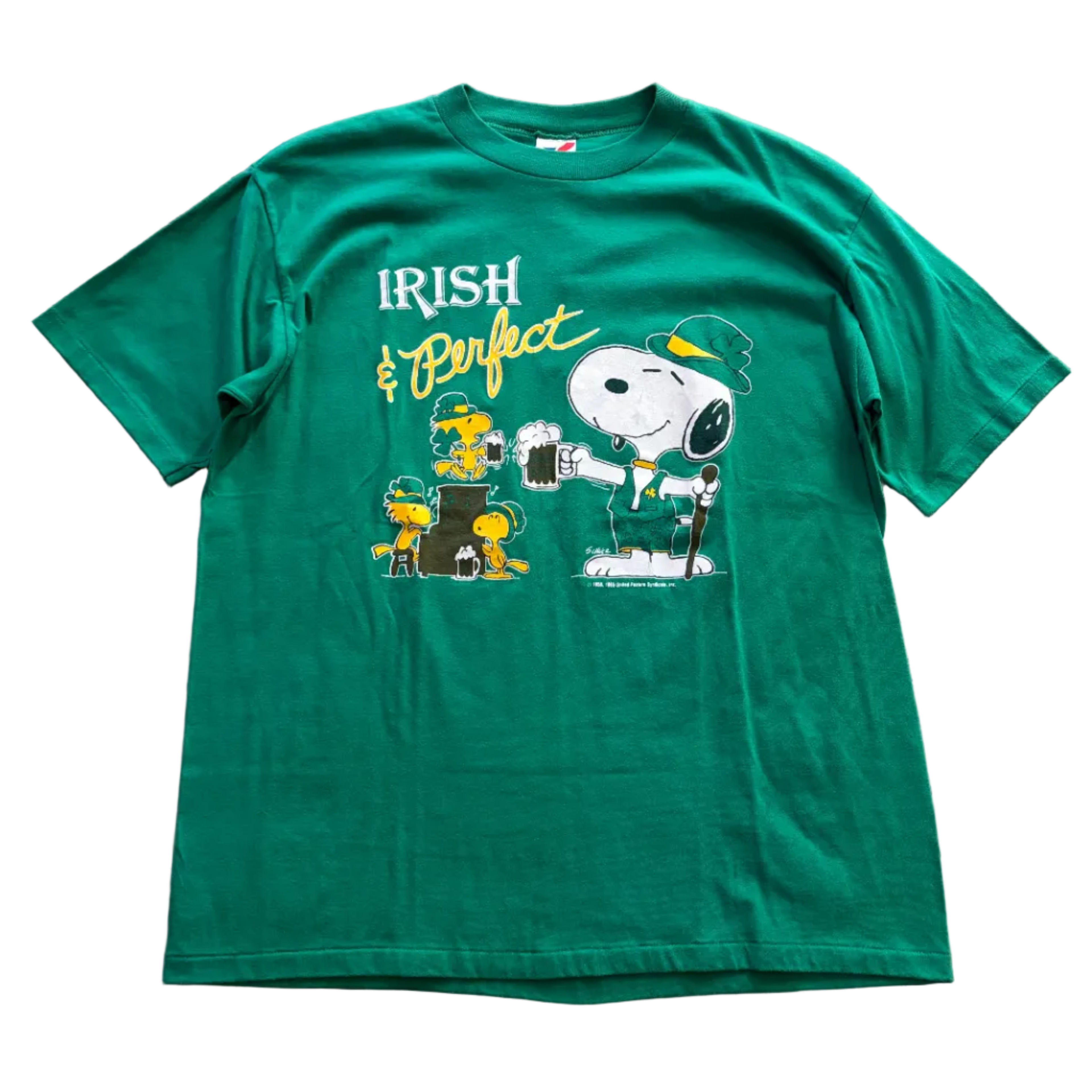 Snoopy 90s "Irish & Perfect" Tee Size XL