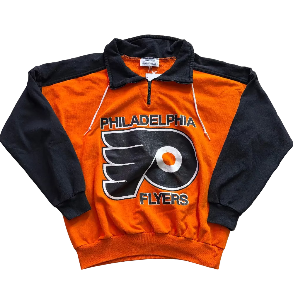 Flyers 80s Quarter-Zip Sweatshirt Size S
