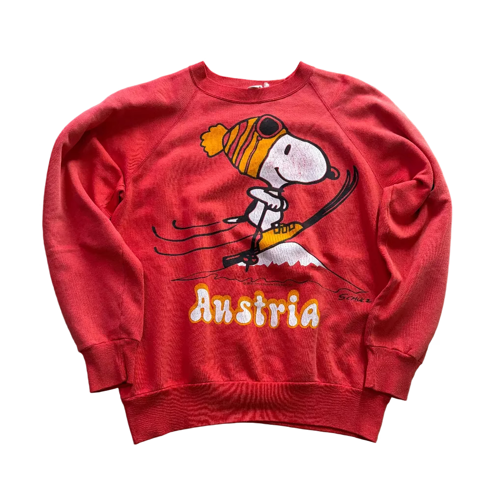 Snoopy 80s Tri-Cut "Austria" Crewneck Size S
