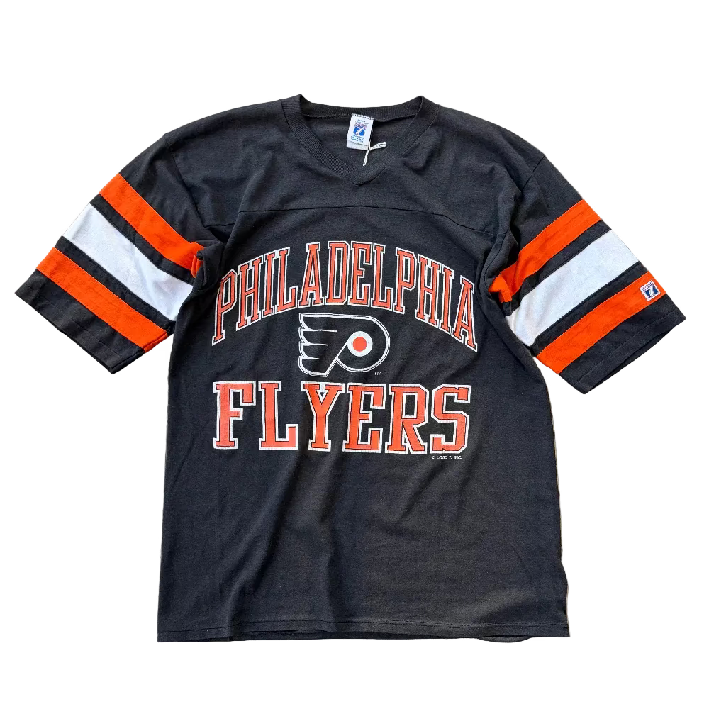 Flyers 80s Logo 7 Logo Jersey Tee Size L