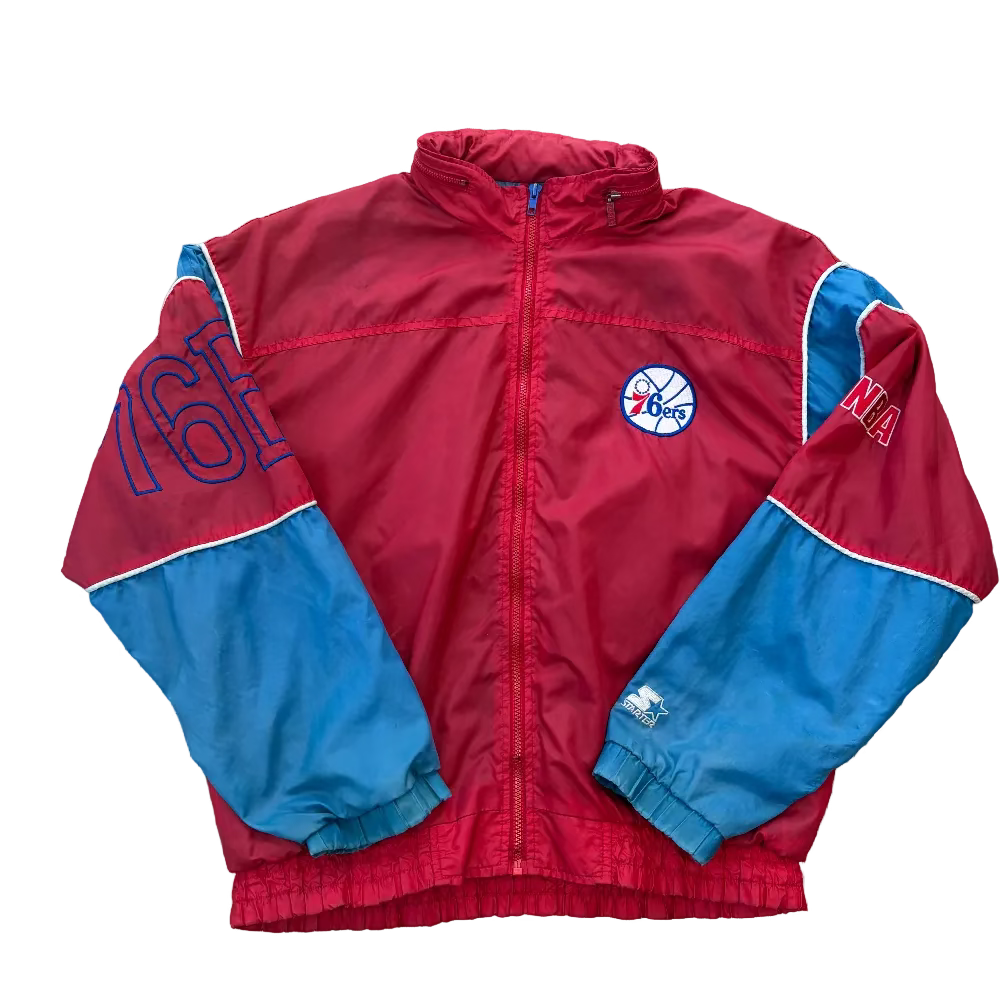 Sixers 80s Starter Jacket Size L